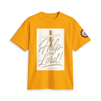 Help Me Lord! Christian T-Shirt — Inspirational Faith Tee with Cross