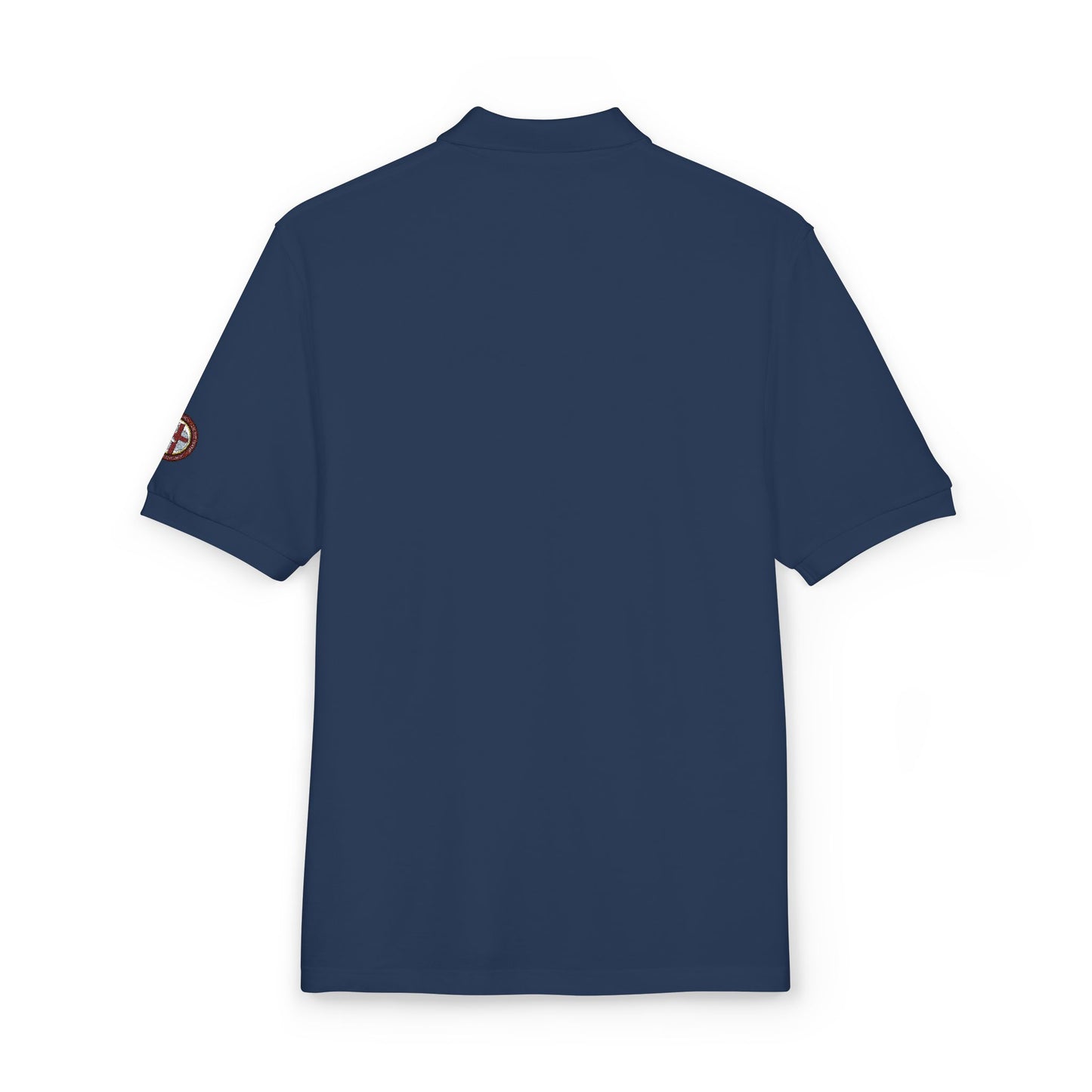 Embroidered Compass Logo Polo Shirt