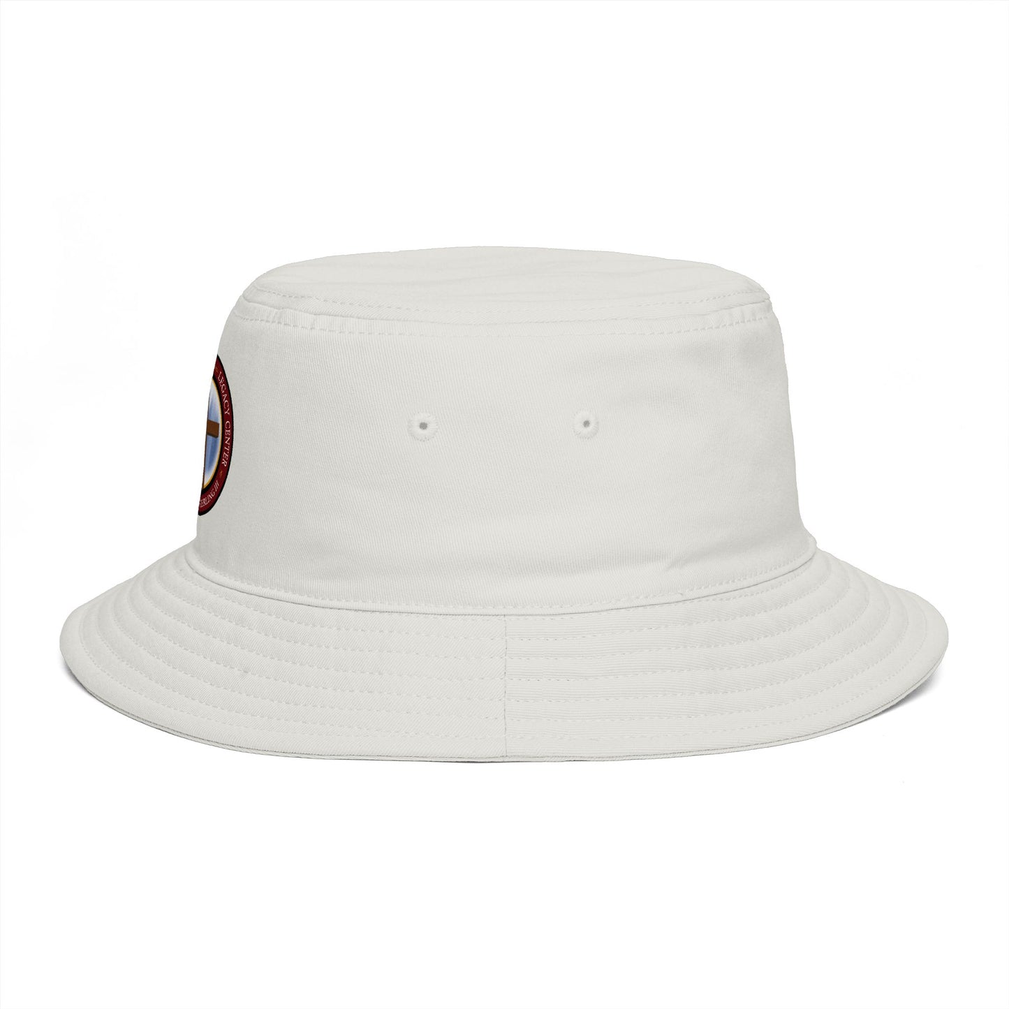 Christian Cross Bucket Hat — Faith Emblem Embroidered Sun Hat