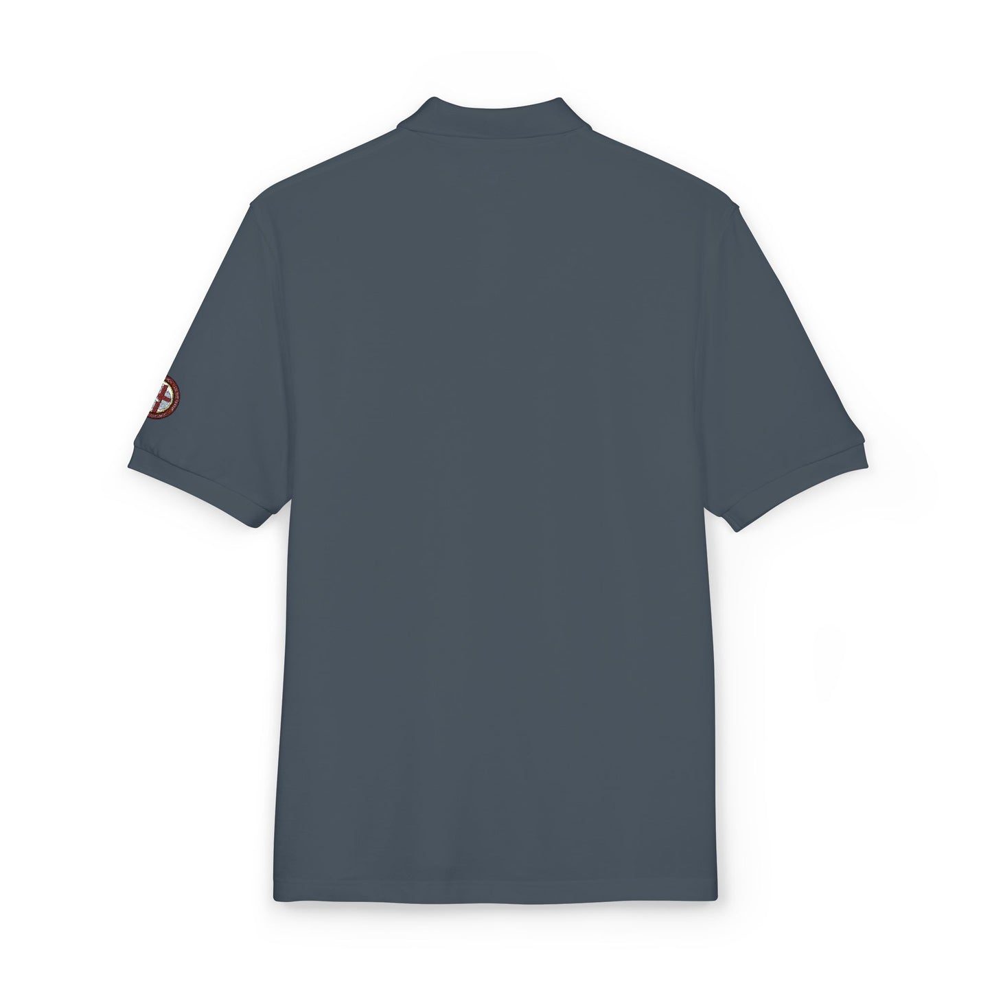 Embroidered Compass Logo Polo Shirt