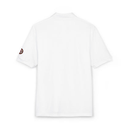 Embroidered Compass Logo Polo Shirt