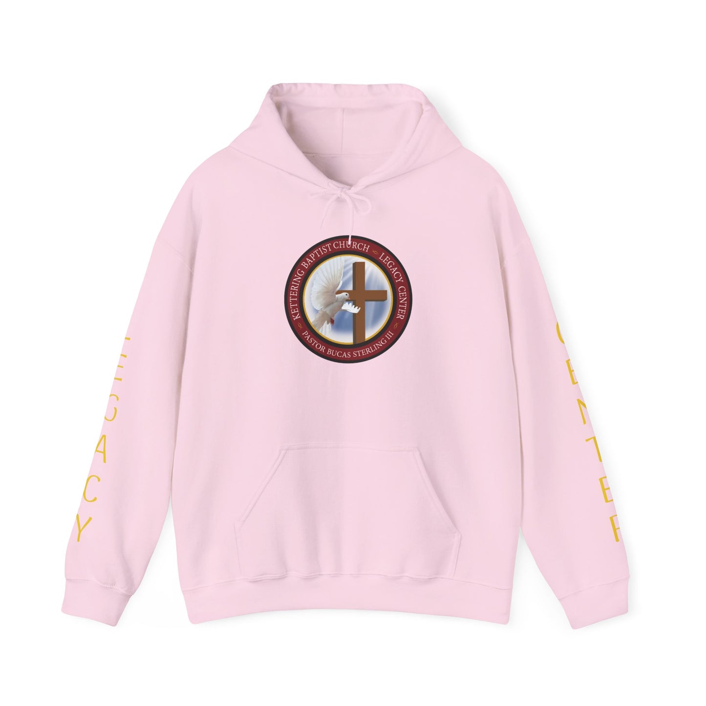 Christian Ministry Hoodie - 'Legacy Center' Cross & Dove Emblem Hooded Sweatshirt