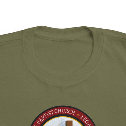 Toddler Cross Tee — Christian Church Logo Kids T‑Shirt