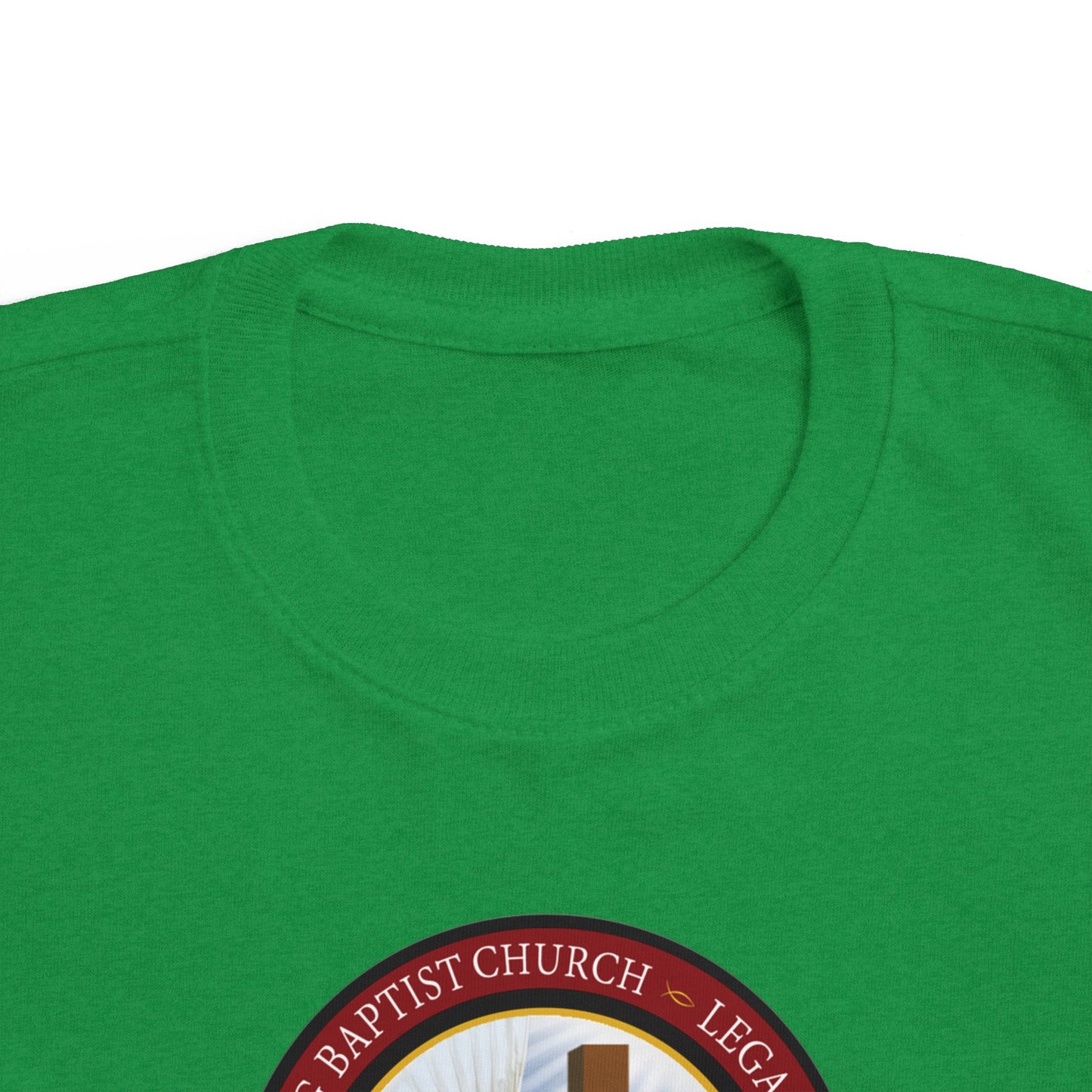Toddler Cross Tee — Christian Church Logo Kids T‑Shirt