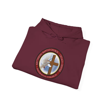 Christian Ministry Hoodie - 'Legacy Center' Cross & Dove Emblem Hooded Sweatshirt