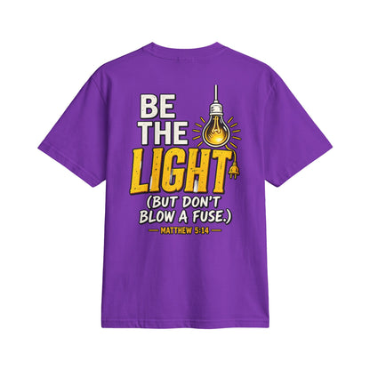 Be The Light T-Shirt — Christian Inspirational Graphic Tee (Matthew 5:14)