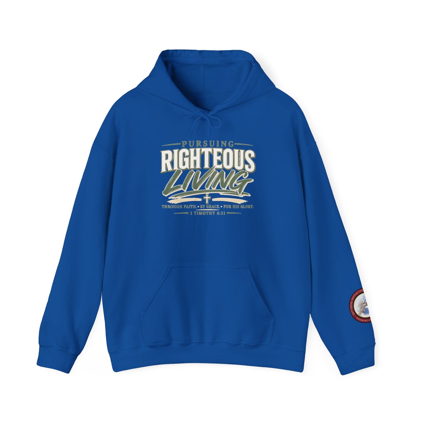 Pursuing Righteous Living Hoodie – Christian Faith Inspirational Sweatshirt