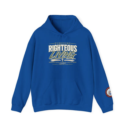 Pursuing Righteous Living Hoodie – Christian Faith Inspirational Sweatshirt