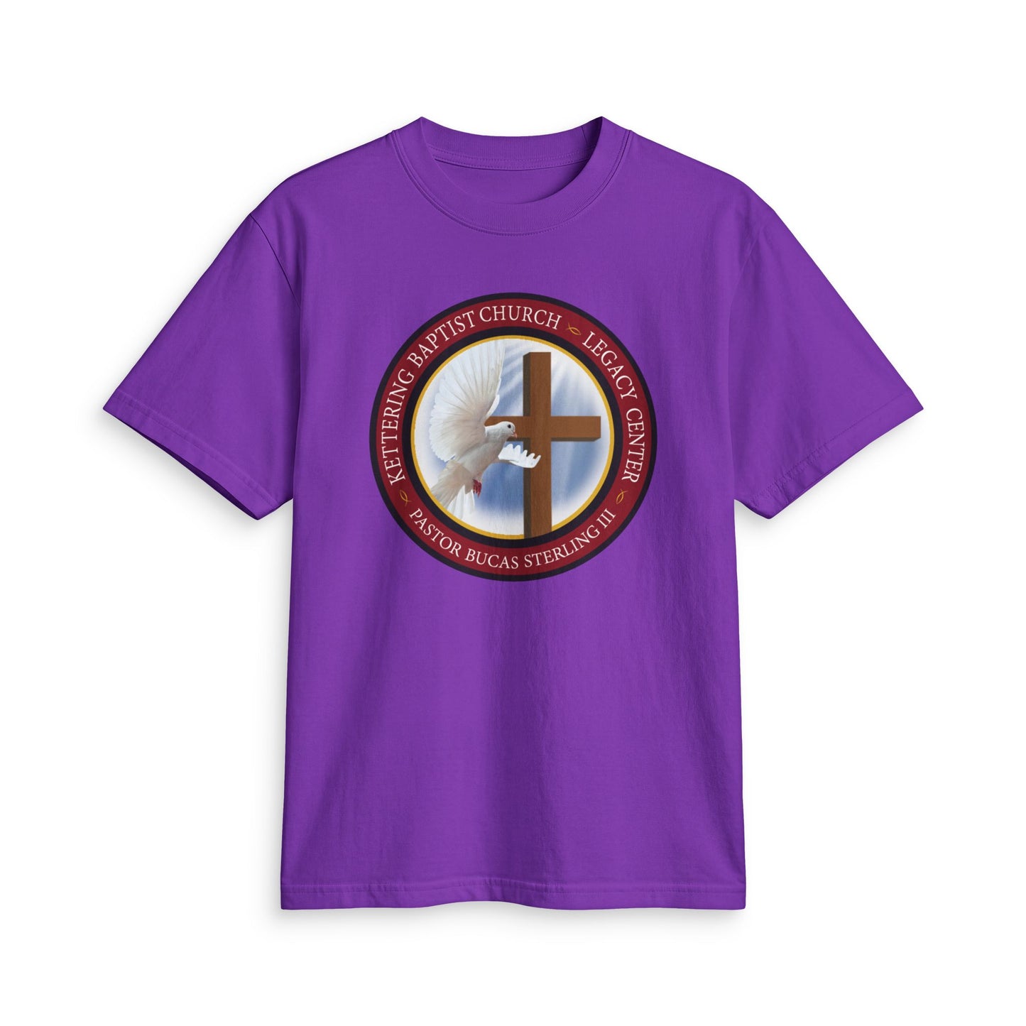Church Logo T-Shirt — Faith Cross & Dove Design
