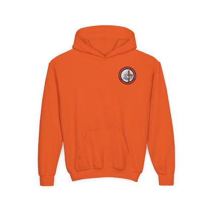 Youth Hoodie — “God’s Plan Hits Different” Inspirational Christian Pullover