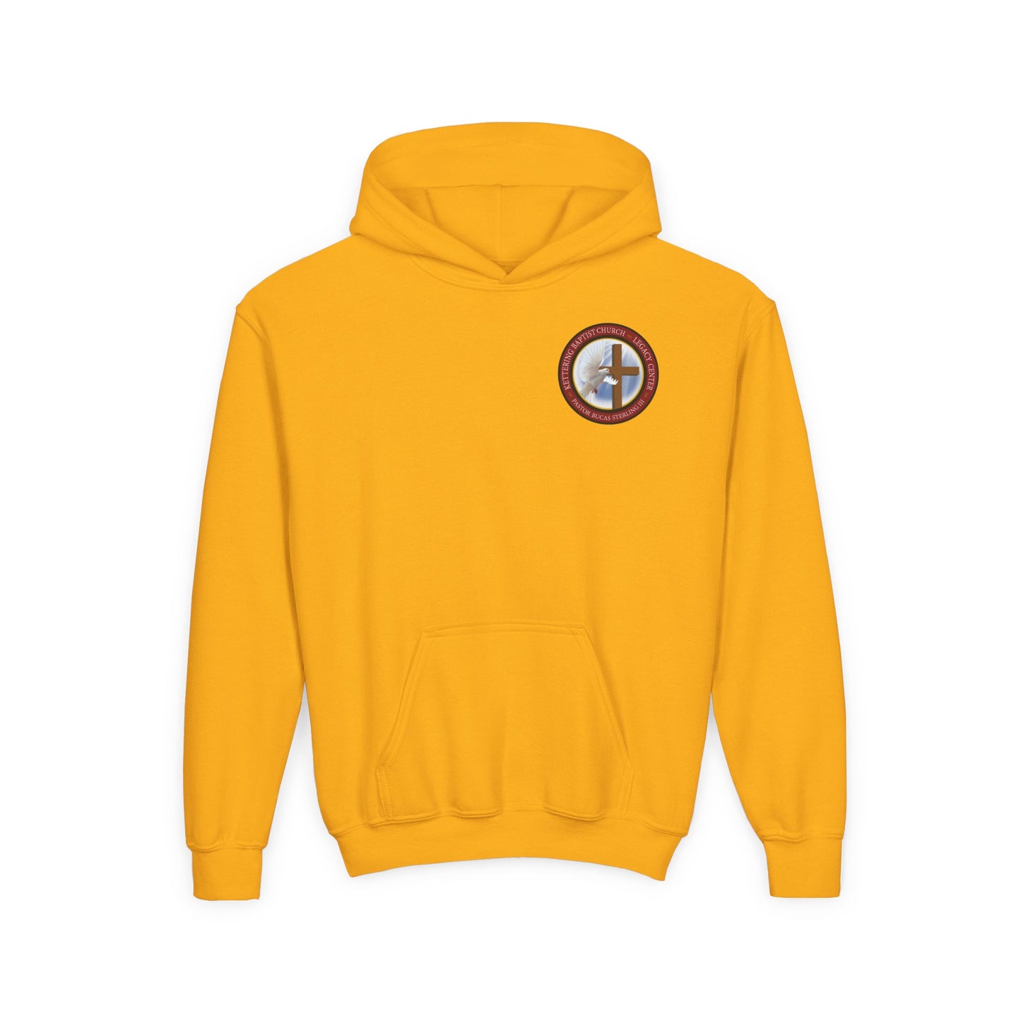 Youth Hoodie — "Chosen, Loved, Forgiven, Called" Christian Faith Pullover (Matthew 2:6)