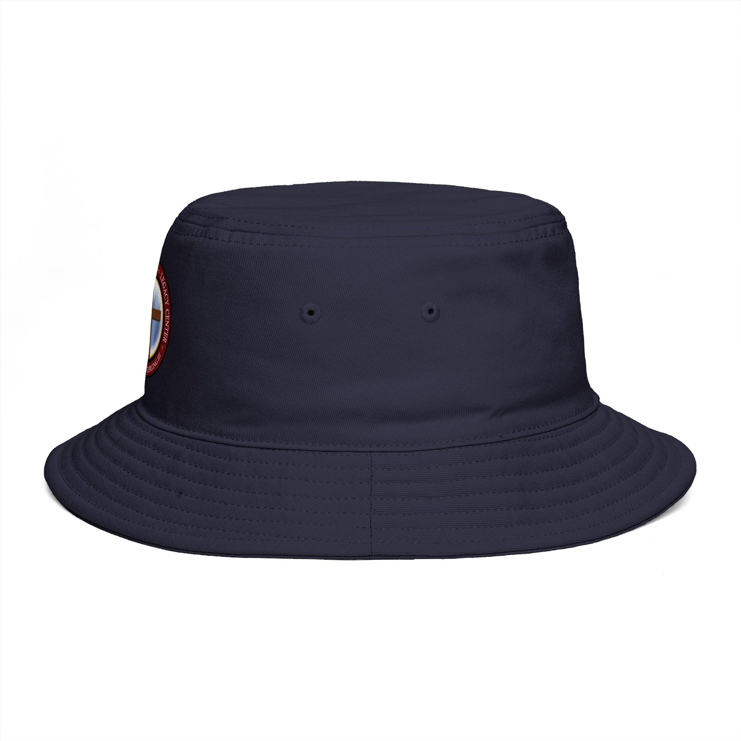 Christian Cross Bucket Hat — Faith Emblem Embroidered Sun Hat