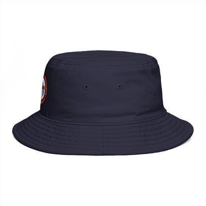 Christian Cross Bucket Hat — Faith Emblem Embroidered Sun Hat
