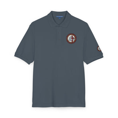 Embroidered Compass Logo Polo Shirt