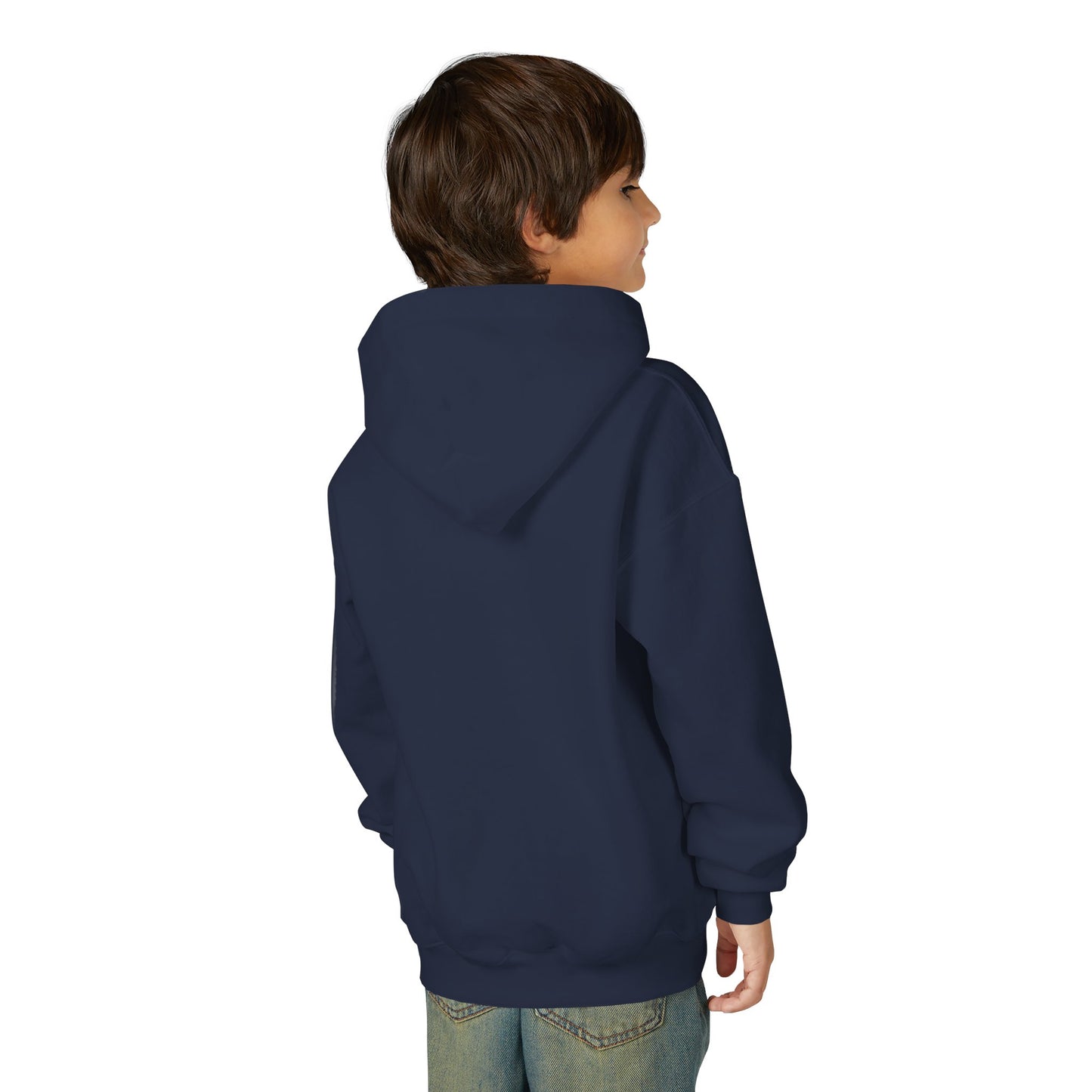 Youth Hoodie – Church Cross & Dove Logo Youth Pullover (Religious Faith Gift)