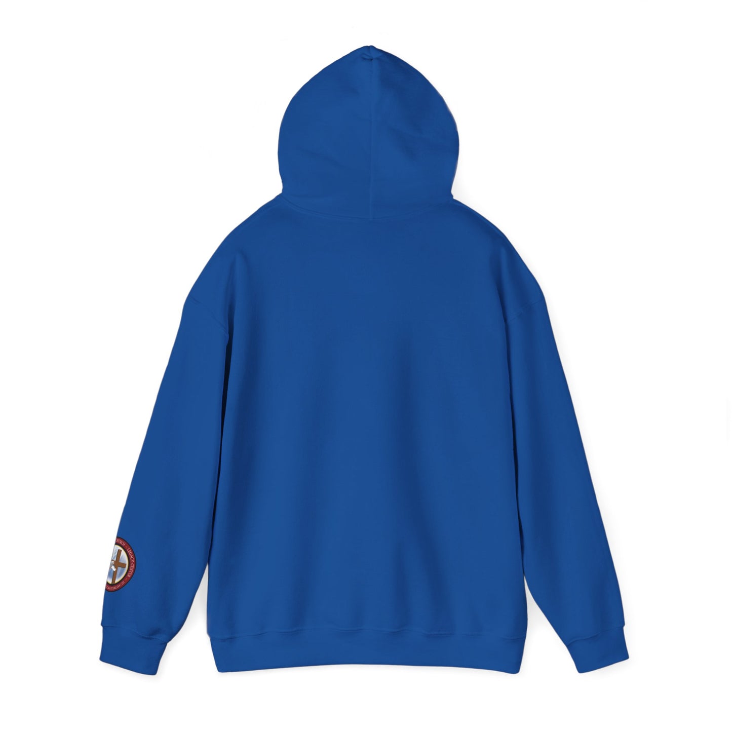 Help Me Lord Hoodie — Christian Cross Faith Pullover with Gold Script