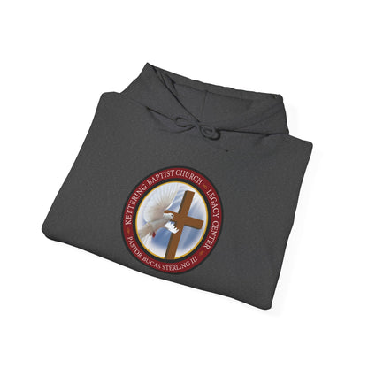Christian Ministry Hoodie - 'Legacy Center' Cross & Dove Emblem Hooded Sweatshirt